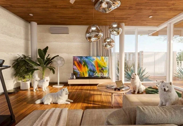 MT House living room, interior design visualisation